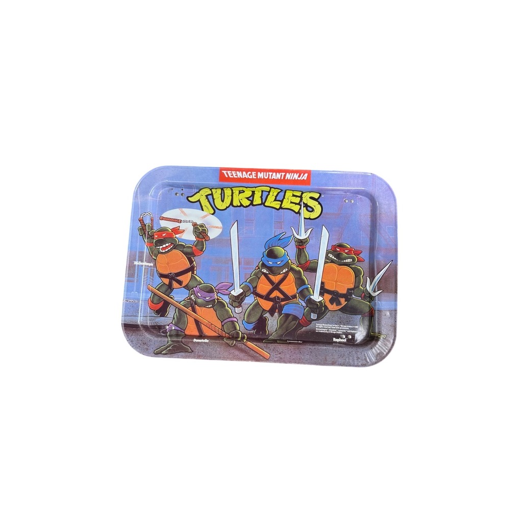 Vintage 1988 Teenage Mutant Ninja Turtles Metal Folding Bed Tray Lap Desk TMNT